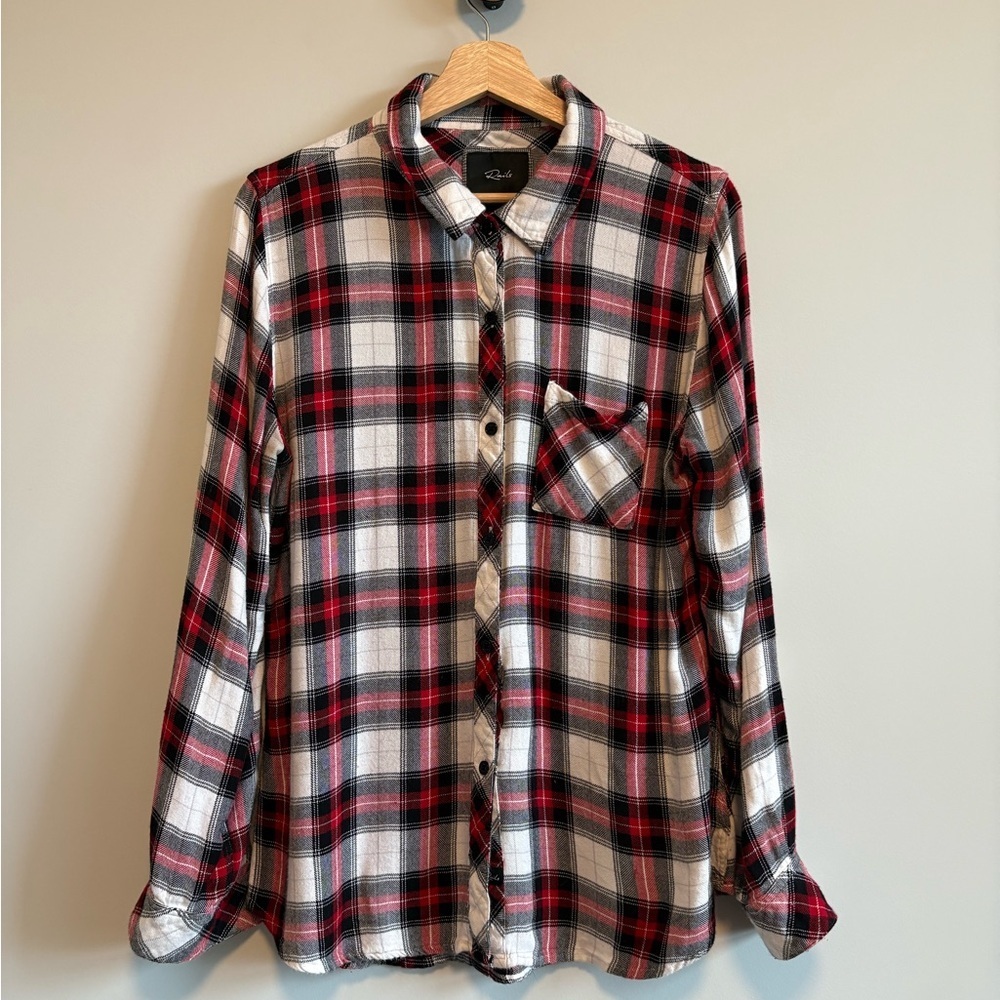 Rails Red and Black Hunter Shirt | Size Large